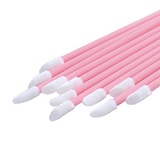 YEASHINE 50PCS Disposable Lip Brush Lip Gloss Wands Applicator Lipstick Makeup Brush Beauty Tools (bag, Pink Hollow Handle)
