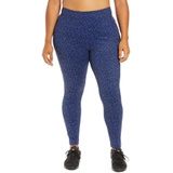 Zella Live In High Waist Ankle Leggings_BLUE TWILIGHT WAVE PRINT