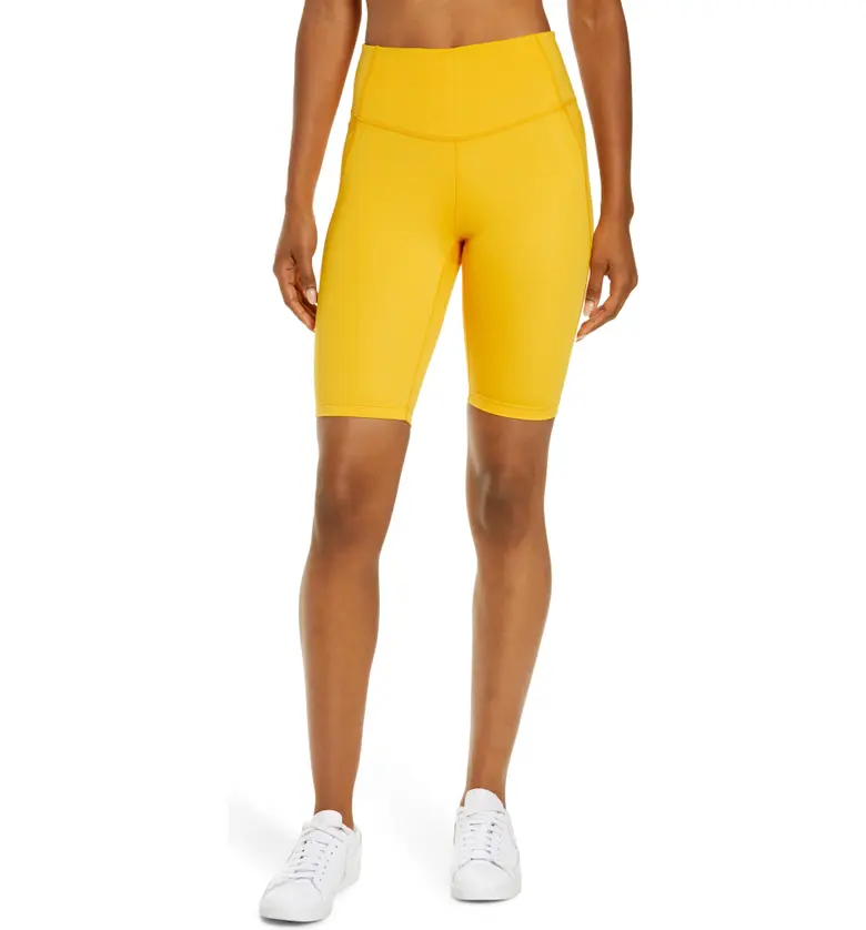 Zella Studio Lite Pocket Bike Shorts_YELLOW AUTUMN