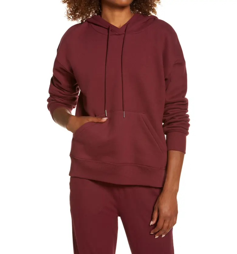 Zella Cara Hoodie_BURGUNDY LONDON