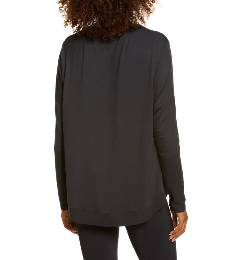  Zella Peaceful Relaxed Pullover_BLACK
