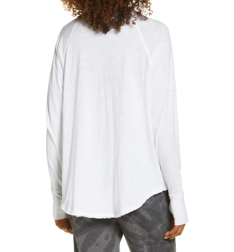  Zella Relaxed Long Sleeve T-Shirt_WHITE