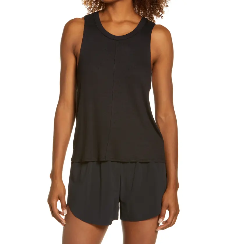 Zella Favorite Rib Tank_BLACK