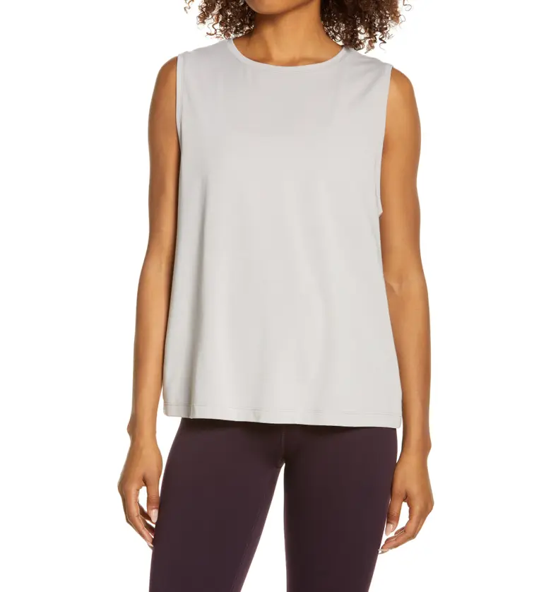 Zella Work For It Easy Tank Top_GREY PORPOISE