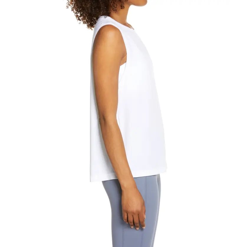  Zella Work For It Easy Tank Top_WHITE