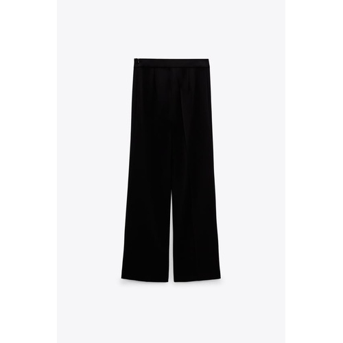 자라 Zara LONG FLOWY PANTS