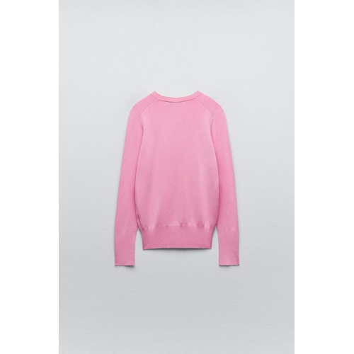 자라 Zara BASIC KNIT SWEATER