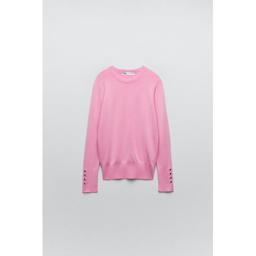 자라 Zara BASIC KNIT SWEATER