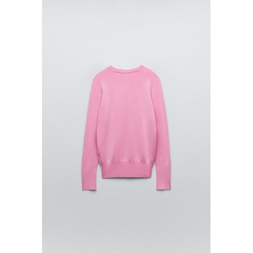 자라 Zara BASIC KNIT SWEATER