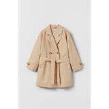 Zara DOUBLE BREASTED LONG TRENCH COAT
