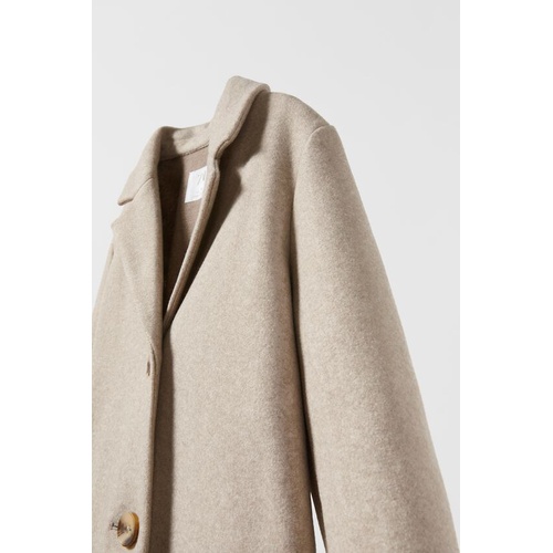 자라 Zara BASIC CLOTH COAT
