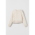 Zara CABLE KNIT SWEATER