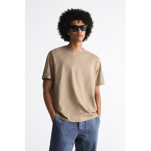 자라 Zara WASHED EFFECT T-SHIRT