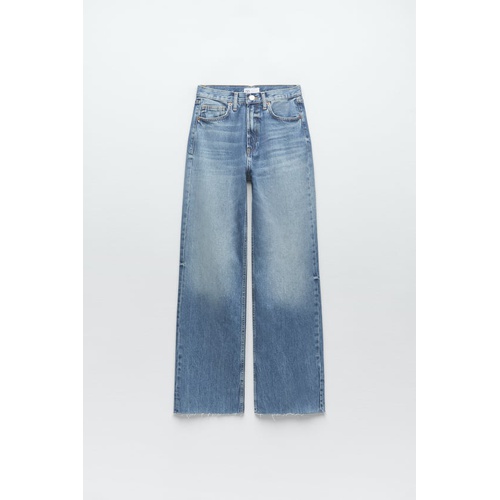 자라 Zara TRF WIDE LEG JEANS