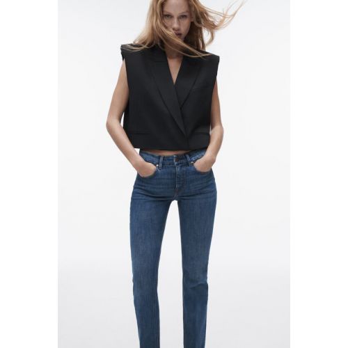 자라 Zara THE CONTOUR ZW BOOTCUT JEANS