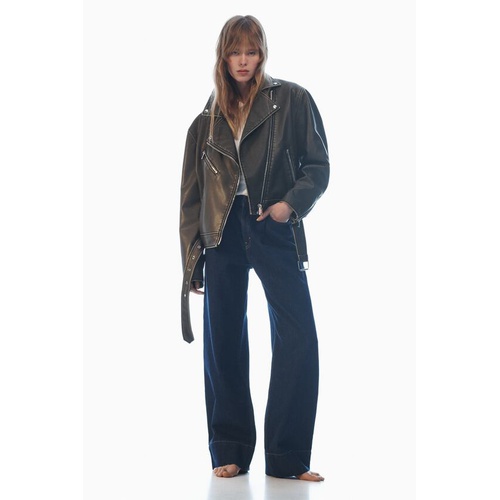 자라 Zara Z1975 WIDE LEG JEANS WITH DARTS