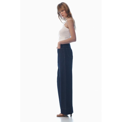 자라 Zara Z1975 WIDE LEG JEANS WITH DARTS