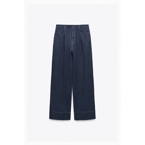 자라 Zara Z1975 WIDE LEG JEANS WITH DARTS