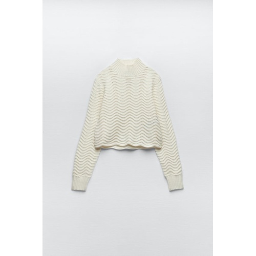 자라 Zara CHENILLE SWEATER