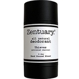 Zentuary Aluminum Free Natural Deodorant. Eliminates Nervous Stress Sweat Odor (Thieves w/Activated Charcoal) for Women, Men & Teens