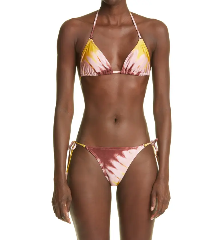 Zimmermann Shelly Tie Dye Two-Piece Bikini_YELLOW TIE DYE