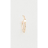Zoe Chicco 14k Gold Ear Cuff with Small Baguette