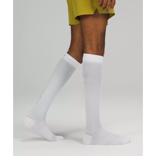 룰루레몬 Lululemon Mens MicroPillow Compression Knee-High Running Sock