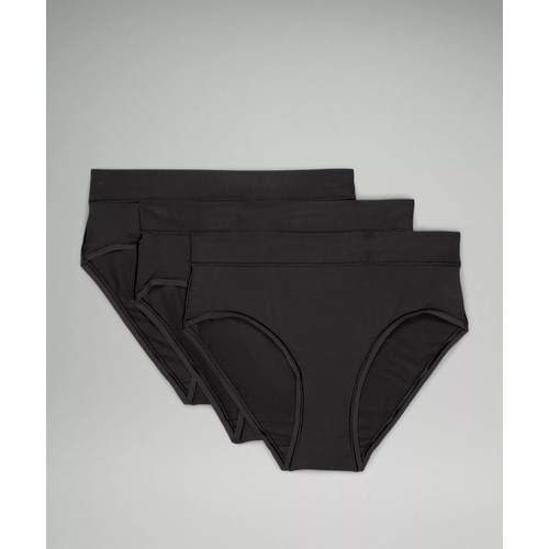 룰루레몬 Lululemon UnderEase High-Rise Bikini Underwear 3 Pack