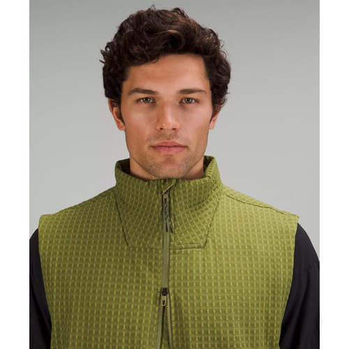 룰루레몬 Lululemon Water-Repellent Grid Fleece Hiking Vest