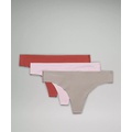 Lululemon InvisiWear Mid-Rise Thong Underwear 3 Pack