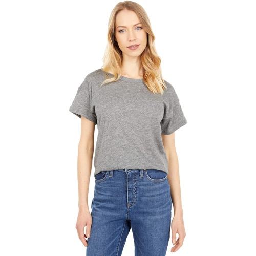 메이드웰 Madewell Whisper Cotton Rib Crew Neck Tee