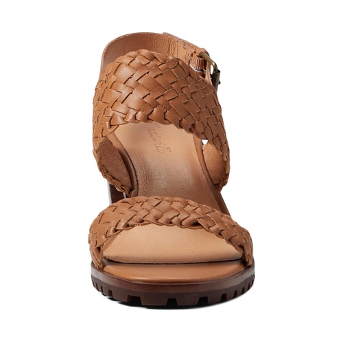 메이드웰 Madewell The Kiera Lugsole Sandal in Woven Leather