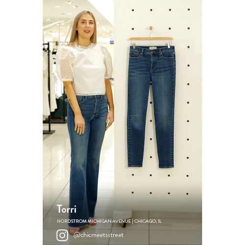 메이드웰 Madewell 9-Inch Skinny Jeans_PLEASANT WASH