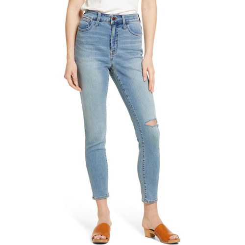 메이드웰 Madewell Curvy Roadtripper Authentic Ripped Skinny Jeans_BENTON