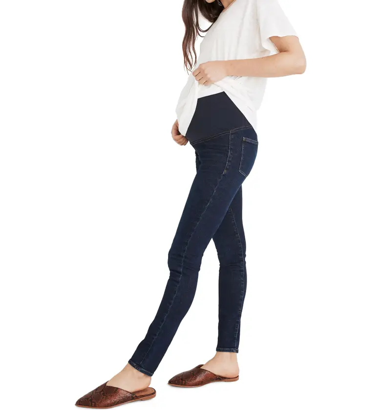 메이드웰 Madewell Over-the-Belly Tencel Edition Skinny Maternity Jeans_ORLAND WASH