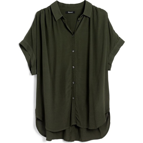 메이드웰 Madewell Central Drapey Shirt_KALE