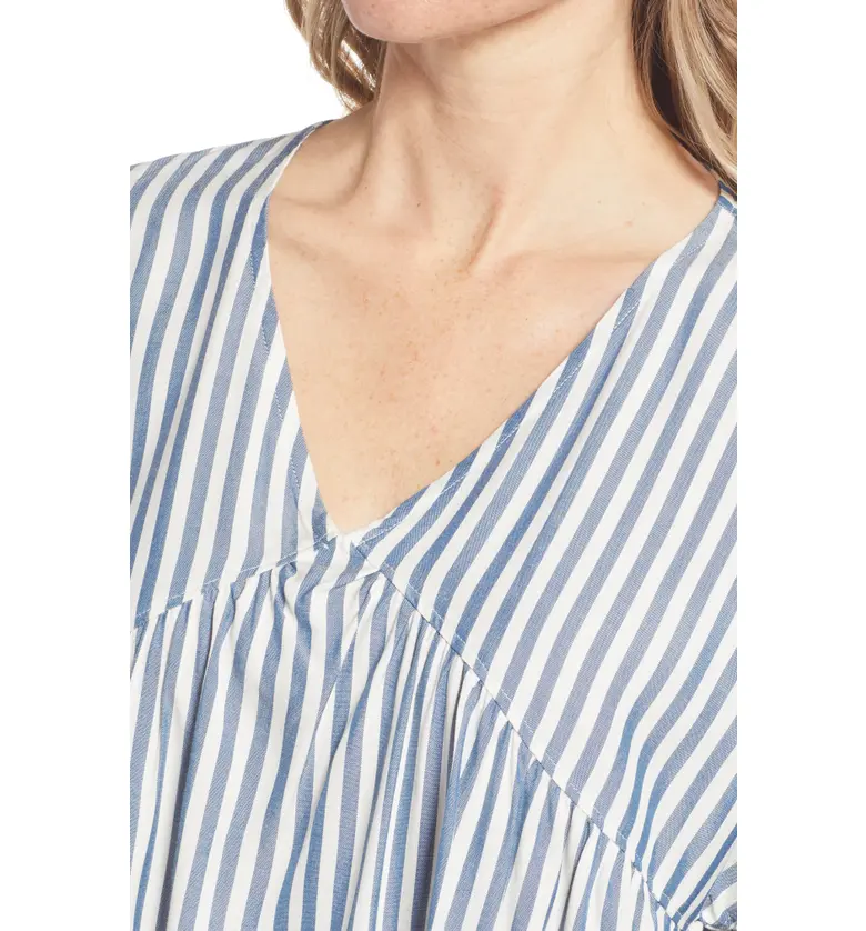 메이드웰 Madewell Monterey Stripe Top_TWEETY STRIPE DARK LAGOON