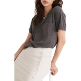 Madewell Oversize Softfade Cotton Pocket T-Shirt_COAL