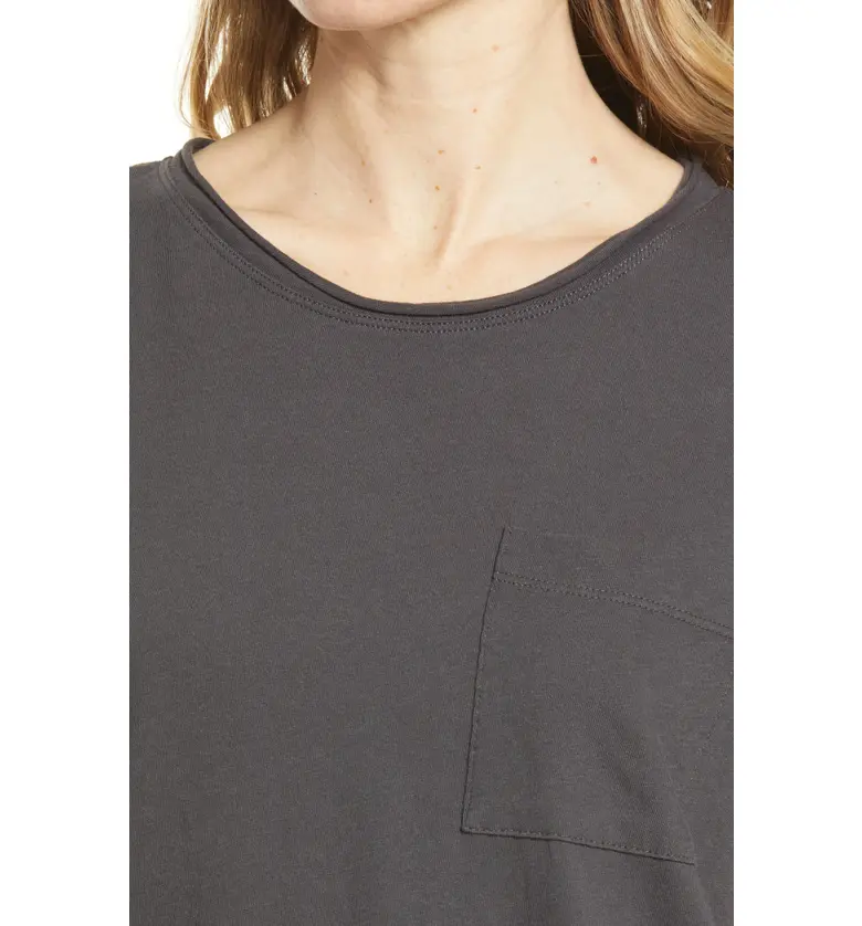 메이드웰 Madewell Oversize Softfade Cotton Pocket T-Shirt_COAL