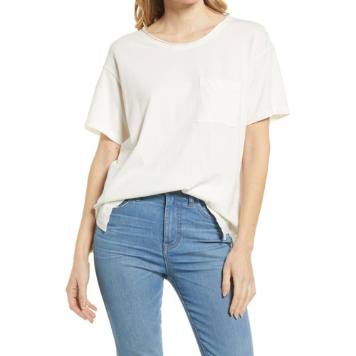 메이드웰 Madewell Oversize Softfade Cotton Pocket T-Shirt_LIGHTHOUSE