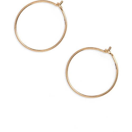 메이드웰 Madewell Delicate Wire Hoop Earrings_GOLD