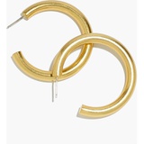 Madewell Chunky Large Hoop Earrings_VINTAGE GOLD