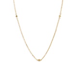 Madewell Delicate Collection Demi-Fine Cube Chain Necklace_VERMEIL