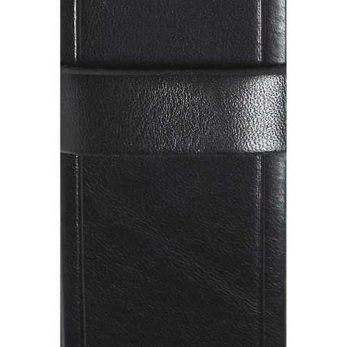 메이드웰 Madewell Medium Perfect Leather Belt_TRUE BLACK/ SILVER