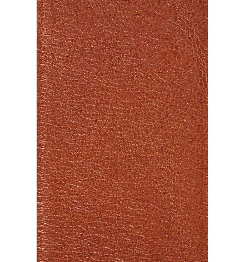메이드웰 Madewell Medium Perfect Leather Belt_PECAN/ SILVER