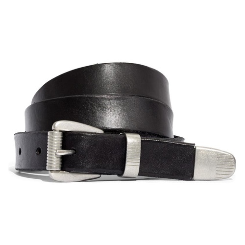 메이드웰 Madewell Leather Three-Piece Belt_TRUE BLACK