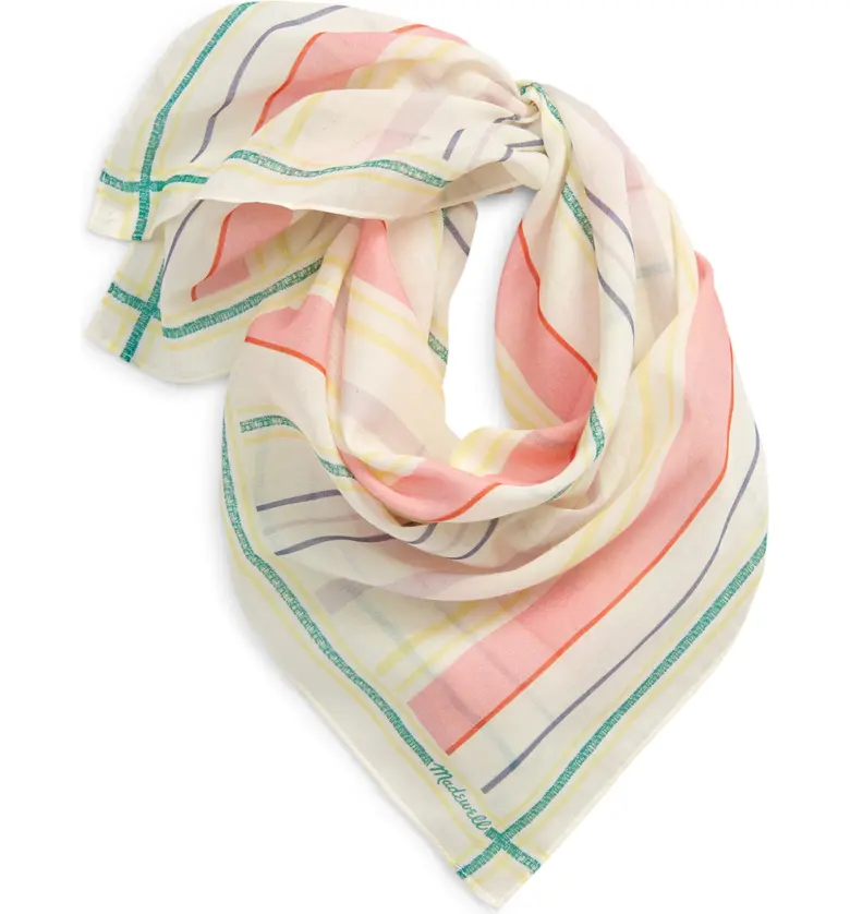 메이드웰 Madewell Bandana_LIGHTHOUSE STRIPE