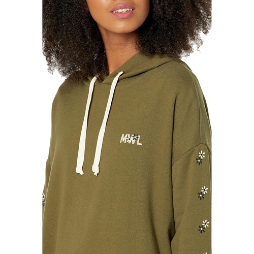메이드웰 Madewell MWL Easygoing Hoodie Sweatshirt: Flower Embroidered Edition