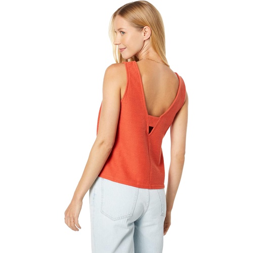 메이드웰 Madewell Organic Cotton Peekaboo-Back Crop Tank