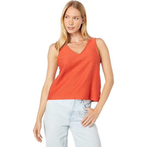 메이드웰 Madewell Organic Cotton Peekaboo-Back Crop Tank